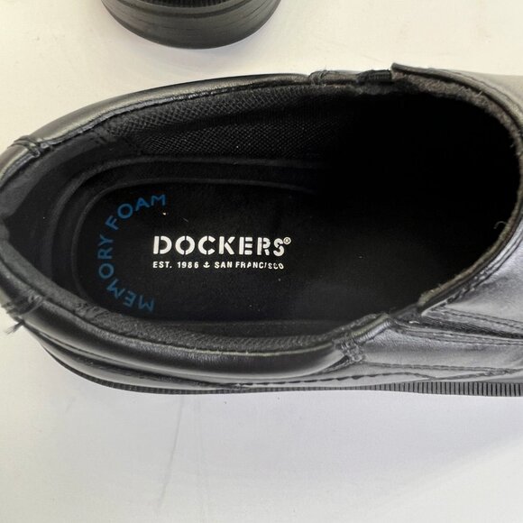 Dockers Edson Mens Black Dress Shoes Slip On Size 8M Formal Business Loafers - Picture 8 of 15